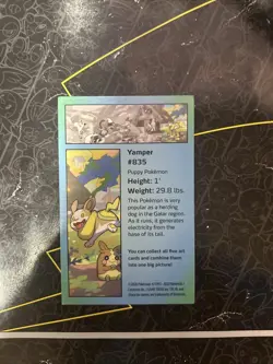 Pokemon Yamper #835 Mini Tin Art Card - Image 2