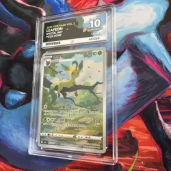 Pokemon Leafeon Art CBB2C-07 15/15 Gem Pack Vol.2 Chinese ACE 10 - Image 2