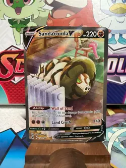 Sandaconda V 252/264 Alt Art - Fusion Strike - Pokemon TCG - SHIPS FAST - Image 1