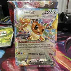 2025 Pokemon Prismatic Evolutions Eevee EX 075/131 Stamped Promo Sealed - Image 1