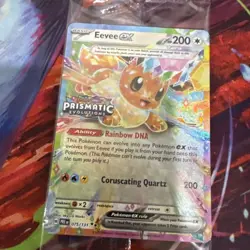 2025 Pokemon Prismatic Evolutions Eevee EX 075/131 Stamped Promo Sealed - Image 3