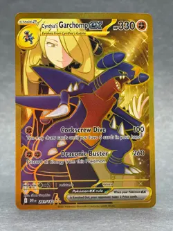 Pokemon - 241/182 Cynthia's Garchomp ex SV10 Destined Rivals Hyper Rare Holo NM - Image 1