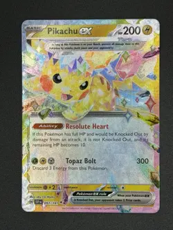 Pokemon Surging Sparks - Pikachu ex Double Rare 057/191 - Image 1