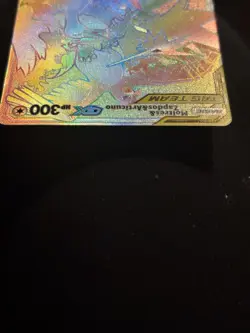 Pokemon Hidden Fates - NM Rainbow Moltres & Zapdos & Articuno GX Secret 69/68 - Image 3