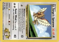 Pokemon TCG Lt. Surge's Spearow Gym Heroes 83/132 Regular Trading Card - Image 5