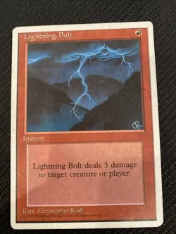 Lightning Bolt MTG Core Set 4th Edition Regular - Image 1