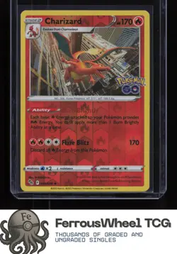 Charizard 010/078 - Pokemon GO - Reverse Holo (NM) - Image 1