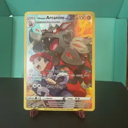 Hisuian Arcanine TG08/TG30 SWSH11: Lost Origin Trainer Gallery NM Pokemon - Image 1