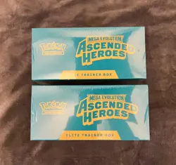 2x Ascended Heroes ETB Sealed Pokemon Elite Trainer Box Bundle of 2 ETBs - Image 3