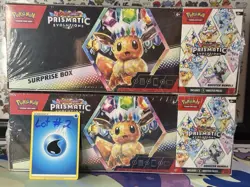 LOT OF 2: Pokemon Prismatic Evolutions Surprise Box + Booster Bundle Sams Club - Image 3