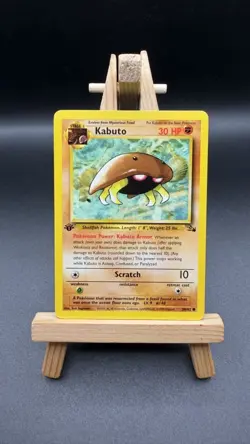 1st Edition Kabuto 50/62 Fossil Set Pokemon Card 1999 WOTC Vintage Collectable - Image 1