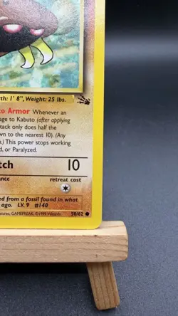 1st Edition Kabuto 50/62 Fossil Set Pokemon Card 1999 WOTC Vintage Collectable - Image 4