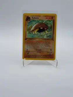 KABUTO 1999 WOTC Pokemon "FOSSIL" #50/62 "1st edition" VINTAGE ORIGINAL LP - Image 3