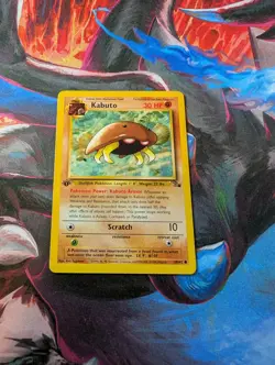 Lot of (3) Kabuto 1999 Pokemon 1st Edition Fossil Set 50/62 NM Near Mint (M N O) - Image 1