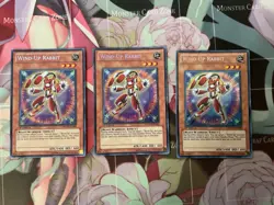 YuGiOh! 3x/Playset Wind-Up Rabbit PHSW-EN083 1st Edition Secret Rare NM - Image 1