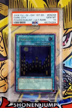 Yu-Gi-Oh! DARK CITY 1st Ed Power Of The Duelist POTD-EN048 PSA 10 Ultimate Rare - Image 1