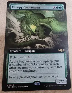 Canopy Gargantuan - #85 Regular (Extended Art) Tarkir: Dragonstorm - Mtg - Image 1