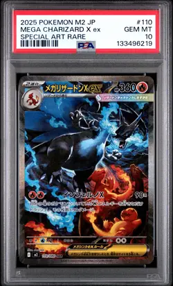 PSA 10 Mega Charizard X ex 110/080 Inferno X Japanese Special Art Rare Pokemon - Image 1