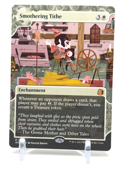 Smothering Tithe - #0013 - Showcase Borderless - Wilds of Eldraine - MTG - Image 1