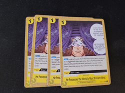 x4 He Possesses the World's Most Brilliant Mind OP07-114 UC One Piece Eng - Image 1