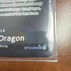 One Piece Monkey.D.Dragon OP12-094 Legacy of the Master Alternate Art Foil EN - Image 2