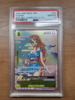 O-Nami One Piece 2024 2nd Anniversary Complete Guide Japanese OP06-101 R PSA 10 - Image 1
