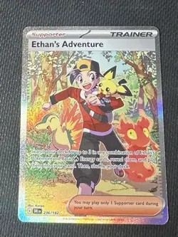Pokemon TCG Ethan's Adventure Sir 236/182 Sv10: Destined Rivals NM - Image 1