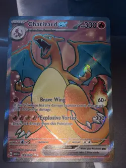 Pokemon TCG Charizard EX Full Art Ultra Rare Holo Card 183/165 - Image 1