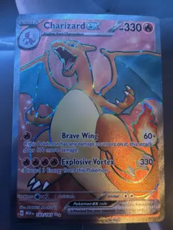 Pokemon TCG Charizard EX Full Art Ultra Rare Holo Card 183/165 - Image 2
