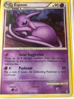 call of legends pokemon cards here,umbreon,ninetales,ho-oh,gyarados,espeon,lugia - Image 3