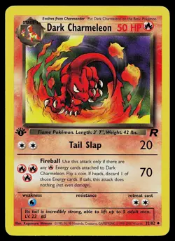 Pokemon Card - Dark Charmeleon Team Rocket 32/82 Uncommon 1st Edition - Image 1