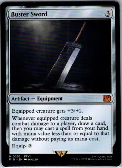 Buster Sword 255 FINAL FANTASY - Magic The Gathering MTG - NM - Image 1