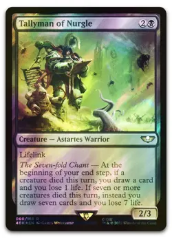 Tallyman of Nurgle (Surge Foil) #60 (NM) Warhammer 40,000 40K Magic MTG - Image 1
