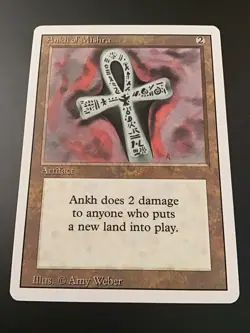 MTG Revised (3rd Edition) Ankh of Mishra LP - Image 1