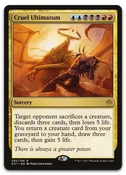 Cruel Ultimatum #82 (NM) Archenemy Nicol Bolas AC2 Magic MTG - Image 1