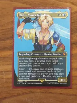 2025 Magic MTG Final Fantasy Tidus Yuna's Guardian BL Commander #205 - Image 1