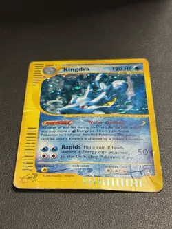 Kingdra H14/H32 Holo Rare Aquapolis DAMAGED - Pokemon TCG - 🌀Half Swirl - Image 5