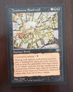 Magic Mtg Mirage Tombstone Stairwell - NM - Image 1