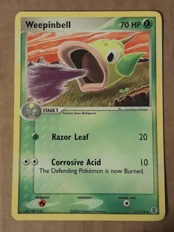 Pokemon Weepinbell 51/112 Fire Red Leaf Green LP See Pictures - Image 1