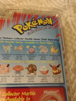 Vintage Pokemon Purple Pouch Bag W/10 Marbles Butterfree Pidgey New #12 - Image 4