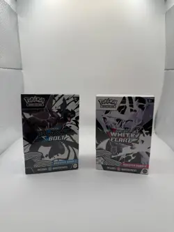 Pokemon Black Bolt and White Flare Booster Bundle Set of 2 Sealed New IN HAND - Image 1