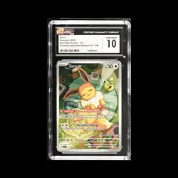 Pokemon Slab Eevee 173 Pokemon Center CGC 10 Gem 2025 - Image 1