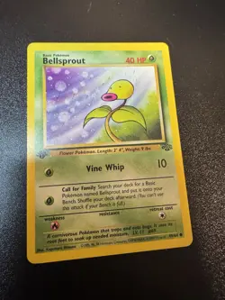 Pokemon Jungle 49/64 Bellsprout 1st Edition NM - Image 1