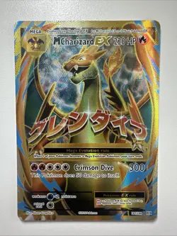 Pokemon M Charizard EX 101/108 Evolutions Ultra Rare Full Art Mega Holo 220 HP - Image 1