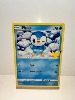 Piplup 020/025 Promo McDonald's 25th Anniversary Promos Pokemon Near Mint - Image 1