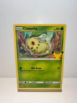 Chikorita 002/025 Promo McDonald's 25th Anniversary Promos Pokemon Near Mint - Image 1