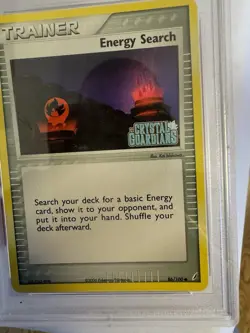 2006 Pokemon Energy Search Reverse Holo EX Crystal Guardians 86/100 PSA 9 Mint! - Image 4