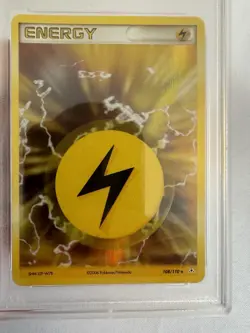 2006 Pokemon Lightning Energy Holo Rare EX Holon Phantoms 108/110 - PSA 9 Mint! - Image 5