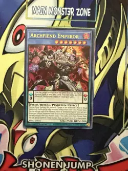 Yugioh Archfiend Emperor Ultra RareBPRO-EN031 1st Edition Ultra Rare NM - Image 1