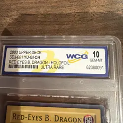 WCG 10 Mint - SDJ-001 - Ultra Rare - Red-Eyes B. Dragon - 2003 Yu-Gi-Oh! - Image 2